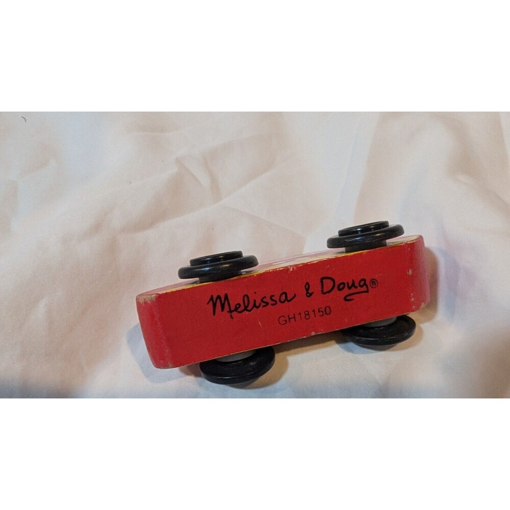 Melissa & Doug Car Carrier #4096 Classic Toy Truck Semi With 2 Cars - Picture 7 of 11